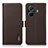 Funda de Cuero Cartera con Soporte Carcasa B03H para Vivo iQOO Z6 Pro 5G Marron