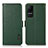 Funda de Cuero Cartera con Soporte Carcasa B03H para Xiaomi Civi 5G Verde