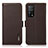 Funda de Cuero Cartera con Soporte Carcasa B03H para Xiaomi Mi 10T 5G Marron