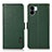 Funda de Cuero Cartera con Soporte Carcasa B03H para Xiaomi Poco C50 Verde