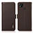 Funda de Cuero Cartera con Soporte Carcasa B03H para Xiaomi Redmi 10A 4G Marron