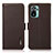 Funda de Cuero Cartera con Soporte Carcasa B03H para Xiaomi Redmi Note 10 4G Marron