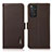 Funda de Cuero Cartera con Soporte Carcasa B03H para Xiaomi Redmi Note 11 4G (2022) Marron