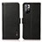 Funda de Cuero Cartera con Soporte Carcasa B03H para Xiaomi Redmi Note 11 5G Negro