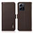 Funda de Cuero Cartera con Soporte Carcasa B03H para Xiaomi Redmi Note 12 4G Marron