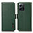 Funda de Cuero Cartera con Soporte Carcasa B03H para Xiaomi Redmi Note 12 4G Verde