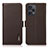 Funda de Cuero Cartera con Soporte Carcasa B03H para Xiaomi Redmi Note 12 Turbo 5G Marron