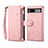 Funda de Cuero Cartera con Soporte Carcasa B03S para Google Pixel 7 5G Oro Rosa