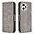 Funda de Cuero Cartera con Soporte Carcasa B04F para Motorola Moto G23 Gris