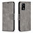 Funda de Cuero Cartera con Soporte Carcasa B04F para Oppo A74 4G Gris