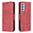 Funda de Cuero Cartera con Soporte Carcasa B04F para Samsung Galaxy M14 5G Rojo