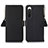 Funda de Cuero Cartera con Soporte Carcasa B04H para Sony Xperia 10 IV Negro