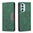 Funda de Cuero Cartera con Soporte Carcasa B05F para Motorola Moto Edge X30 5G Verde