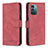 Funda de Cuero Cartera con Soporte Carcasa B05F para Nokia G21 Rojo