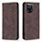 Funda de Cuero Cartera con Soporte Carcasa B05F para Oppo Find X5 5G Marron