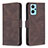 Funda de Cuero Cartera con Soporte Carcasa B05F para Oppo K10 4G Marron