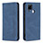 Funda de Cuero Cartera con Soporte Carcasa B05F para Realme 7i RMX2193 Azul