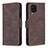 Funda de Cuero Cartera con Soporte Carcasa B05F para Samsung Galaxy A12 5G Marron