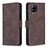 Funda de Cuero Cartera con Soporte Carcasa B05F para Samsung Galaxy A42 5G Marron