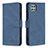 Funda de Cuero Cartera con Soporte Carcasa B05F para Samsung Galaxy F42 5G Azul