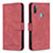 Funda de Cuero Cartera con Soporte Carcasa B05F para Samsung Galaxy M11 Rojo