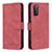 Funda de Cuero Cartera con Soporte Carcasa B05F para Samsung Galaxy S20 FE (2022) 5G Rojo