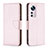 Funda de Cuero Cartera con Soporte Carcasa B05F para Xiaomi Mi 12S 5G Rosa