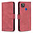 Funda de Cuero Cartera con Soporte Carcasa B05F para Xiaomi POCO C31 Rojo