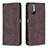 Funda de Cuero Cartera con Soporte Carcasa B05F para Xiaomi Redmi Note 10 5G Marron