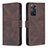 Funda de Cuero Cartera con Soporte Carcasa B05F para Xiaomi Redmi Note 11 Pro 4G Marron