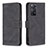 Funda de Cuero Cartera con Soporte Carcasa B05F para Xiaomi Redmi Note 11 Pro 4G Negro