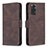 Funda de Cuero Cartera con Soporte Carcasa B05F para Xiaomi Redmi Note 11S 4G Marron