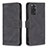 Funda de Cuero Cartera con Soporte Carcasa B05F para Xiaomi Redmi Note 11S 4G Negro