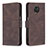 Funda de Cuero Cartera con Soporte Carcasa B05F para Xiaomi Redmi Note 9 Pro Max Marron