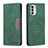 Funda de Cuero Cartera con Soporte Carcasa B06F para Motorola Moto Edge (2022) 5G Verde