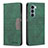 Funda de Cuero Cartera con Soporte Carcasa B06F para Motorola Moto Edge S30 5G Verde