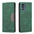 Funda de Cuero Cartera con Soporte Carcasa B06F para Motorola Moto G62 5G Verde