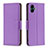 Funda de Cuero Cartera con Soporte Carcasa B06F para Samsung Galaxy A04 4G Morado