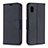 Funda de Cuero Cartera con Soporte Carcasa B06F para Samsung Galaxy A10e Negro