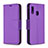 Funda de Cuero Cartera con Soporte Carcasa B06F para Samsung Galaxy A20e Morado