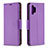 Funda de Cuero Cartera con Soporte Carcasa B06F para Samsung Galaxy A32 4G Morado