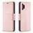 Funda de Cuero Cartera con Soporte Carcasa B06F para Samsung Galaxy A32 4G Oro Rosa