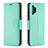 Funda de Cuero Cartera con Soporte Carcasa B06F para Samsung Galaxy A32 4G Verde