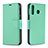 Funda de Cuero Cartera con Soporte Carcasa B06F para Samsung Galaxy A40s Verde