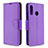 Funda de Cuero Cartera con Soporte Carcasa B06F para Samsung Galaxy A70E Morado