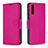 Funda de Cuero Cartera con Soporte Carcasa B06F para Samsung Galaxy A70S Rosa Roja