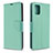 Funda de Cuero Cartera con Soporte Carcasa B06F para Samsung Galaxy A71 4G A715 Verde