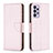 Funda de Cuero Cartera con Soporte Carcasa B06F para Samsung Galaxy A73 5G Oro Rosa