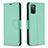 Funda de Cuero Cartera con Soporte Carcasa B06F para Samsung Galaxy F02S SM-E025F Verde