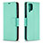 Funda de Cuero Cartera con Soporte Carcasa B06F para Samsung Galaxy M12 Verde